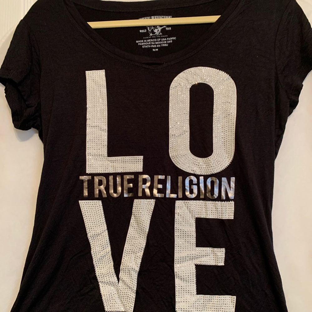 True Religion Women’s scoop neck Tee